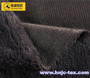 Quality China textile goods wholesale plush fur pv fleece fabric home textile apparel fabric for sale