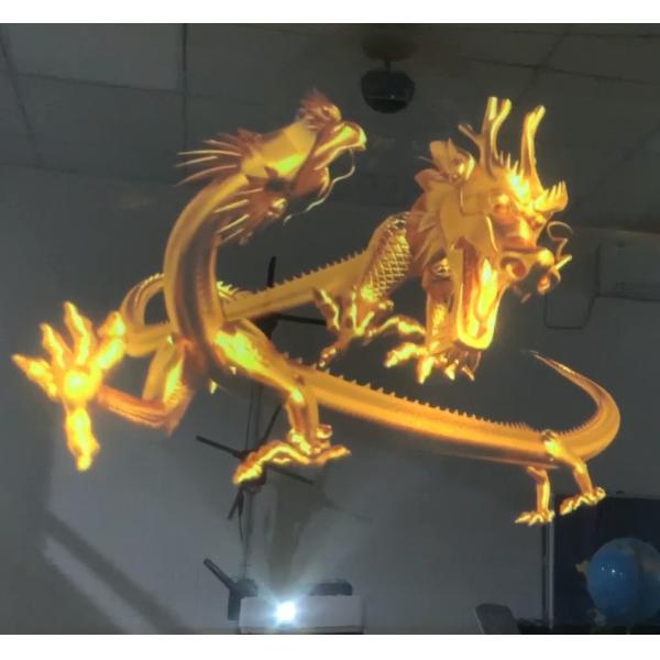 Fireproof Polyamide Holographic Mesh Screen Motorized High Transparency