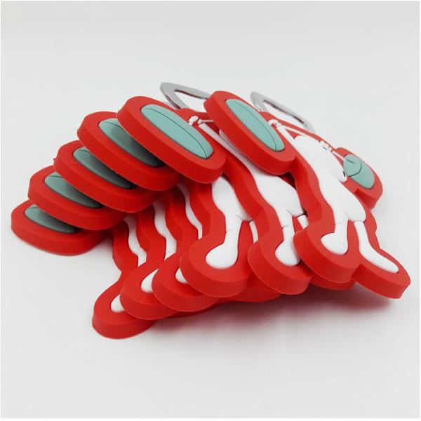 Personalized Multi-function Silicone Beer Opener Bottle With Embossed Logo