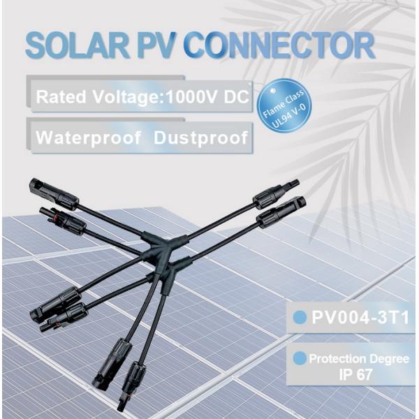 1 Pair 3T1 Y Branch Solar Panel Parallel Connectors