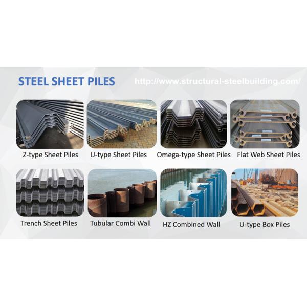 Vertical Interlocking System Steel Sheet Piles Hot Rolled Cold Formed