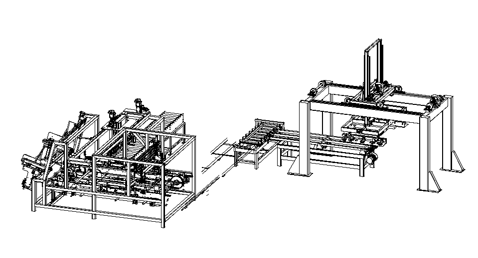 Square Automatic Packaging Machine 30KW For SPC WPC LVT Flooring