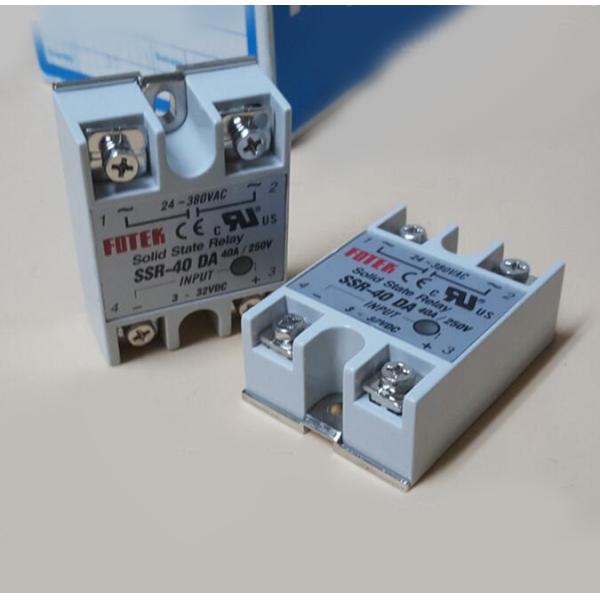 Industrial Solid State Relay SSR 40A with Protective Flag SSR-40DA 40A DC control AC