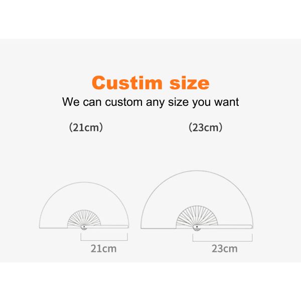 High Quality Personalized Custom Printing Wedding Bamboo Handheld Foldable Hand Fan