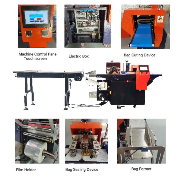 Vegetable Food Meat Bread Automated Packaging Machine