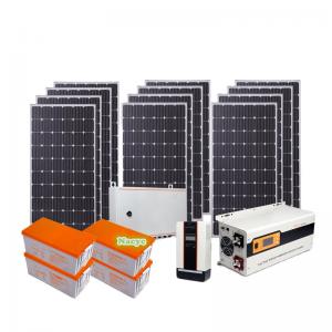 Quality Lead Acid Battery 10KW Off Grid Solar System Flexi PV Solar Panel for sale