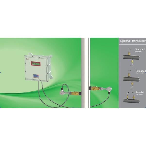 Explosion Proof Insertion Fluid Level Meter Ultrasonic Flow Meter IP65 Protection