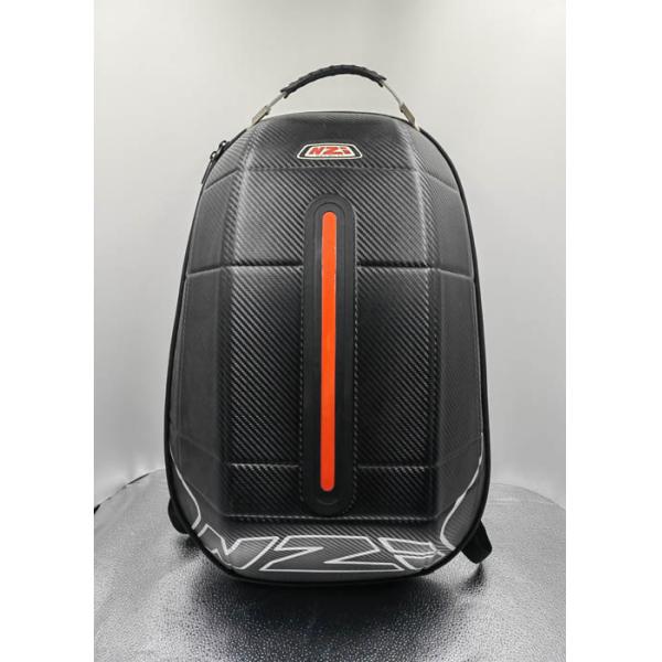 Waterproof Motorcycle Helmet Bag Backpack Rubber Logo With LED Display