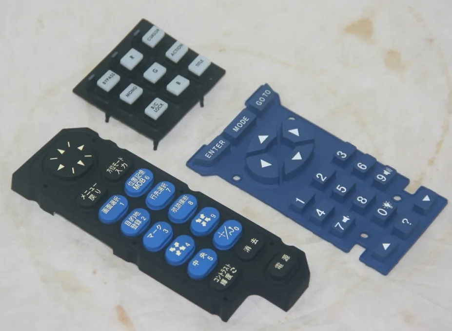 Professional grade rubber keypad for industrial applications
