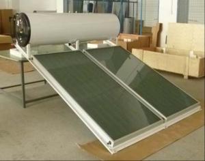 China Pressurized Thermal  Salty Water/Enamel Tank Compact Pressure Solar Water Heater ---Flat Collector Model on sale