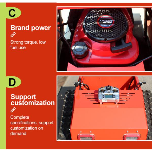Automatic Multifunctional Remote Control Farm Machine Lawn Mower Weeder Robot On-Site Weeding Robot