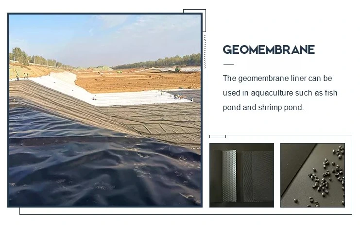 Black High Density Polyethlene Liner Geomembrane