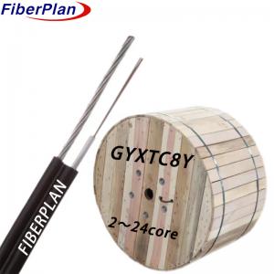 China GYXTC8Y Aerial Fiber Optic Cable With Central Loose Tube Design on sale