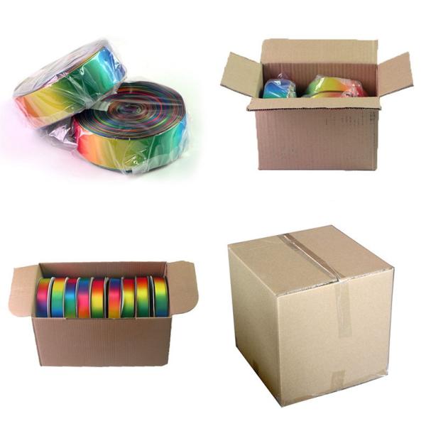 Double Face Style Solid Pink Polyester Organza Ribbon Roll for Efficiency