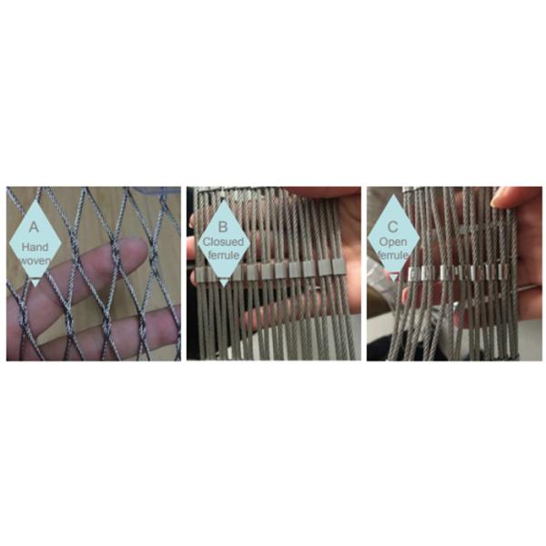 Helideck Mesh X-TEND stainless steel cable mesh