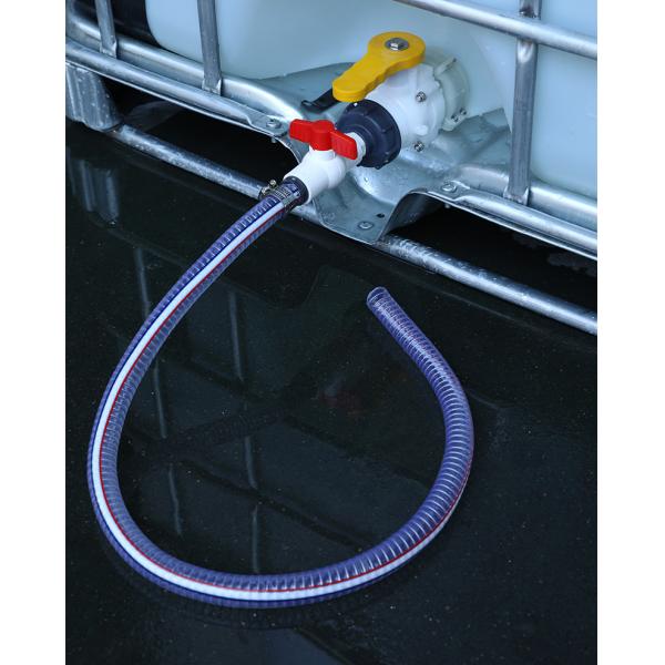 Reducing Hexagon Head Code PP IBC Tank Fitting Adapter S60x1 for Industrial Applications