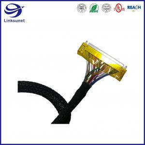 Quality LVDS Wire Harness with DF14 1.25 mm add FI - X 1.0mm Connectors for sale