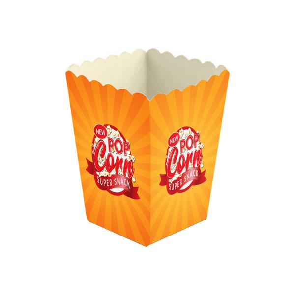 Customized Eco Friendly Disposable Grease Proof Recyclable Pop Corn Packaging Popcorn