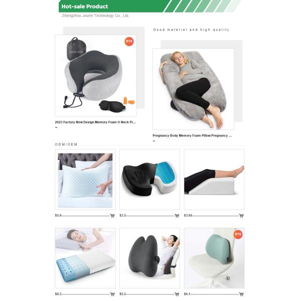 100% Polyester Memory Foam Back Support Cusclothing Sets for Office Pajamas Sleepwear