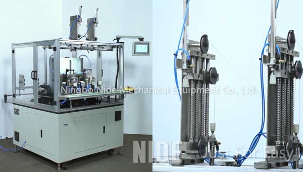 Two Working Stations Needle Winding Machine For Bldc Stator Coil Winder