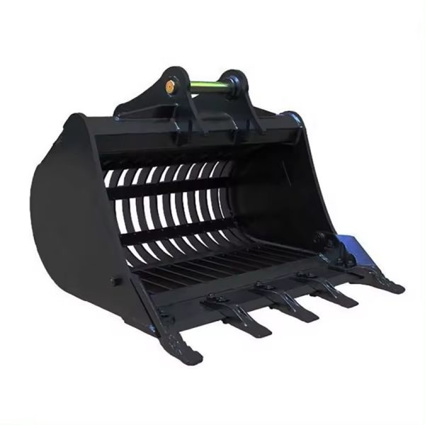 Customizable Excavator hydraulic Screening Bucket Bespoke Riddle Sorting Attachment Material Processing Used For 30 Tons Machine