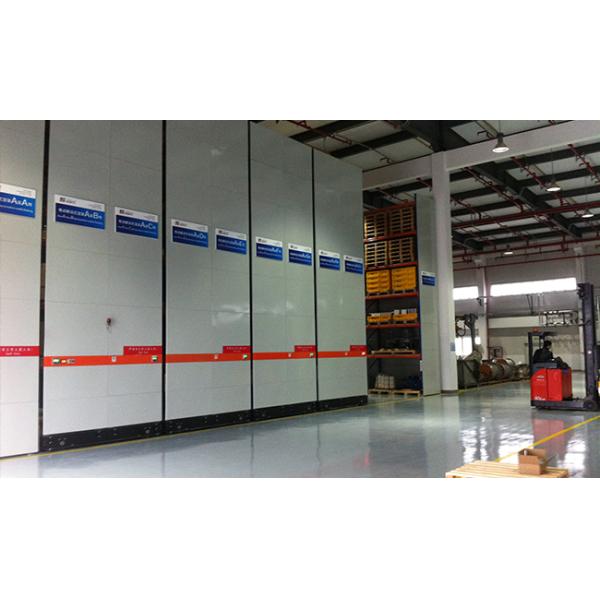 B36 Intelligent Warehouse Storage System Electric Mobile Pallet Racking Electric Movable Rack System for Cold Room Storage