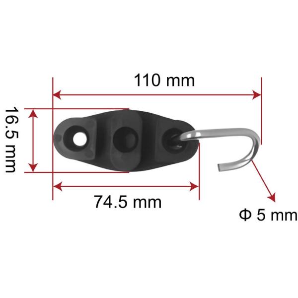 FTTH Combination Flat Cable Drop Clamp ZCSPC-09 - Precision Clamping for FTTH Cabling Infrastructure
