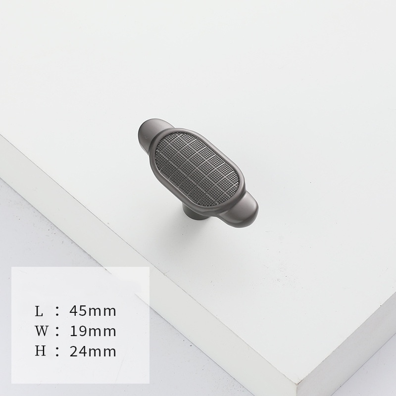 Modern Simple New Chinese Single Double Hole Cabinet Drawer Knobs Wardrobe Handles and Furniture Hardware Accessories