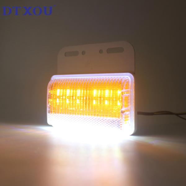 Rectangle Truck Red Led Side Marker Lights