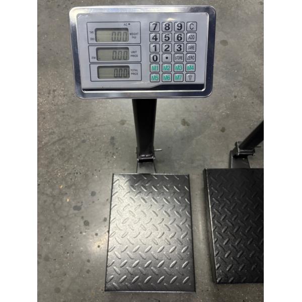 ABS Environmental Protection Material Digital Platform Electronic Bench Scale with Rechargeable Battery and LCD Display