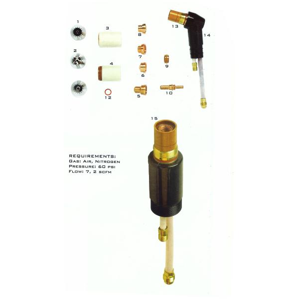 High Accuracy Plasma Cutting Torch , Hypertherm Style Plasma Arc Torch