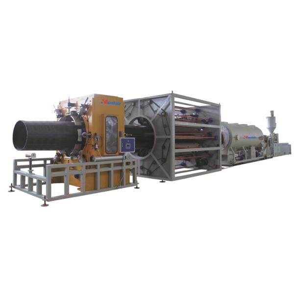 HUASHIDA HDPE Jacket Pipe Extrusion Line for Pre-insulated Pipe Casing with High Output Stability and Material Efficiency