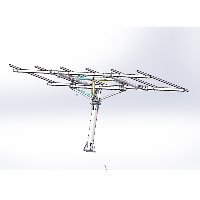 5kw Solar Tracker Controller Dual/Single Axis with Slewing Drive Integrated Solar Bracket and 24dc Solar Tracking System
