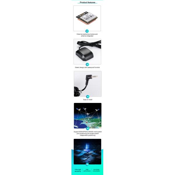 Ultra High Sensitivity GNSS G-Mouse GPS Receiver for Vehicles