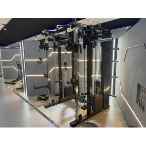 Strength Training Multi Functional Smith Machine with Weight Stack Cable