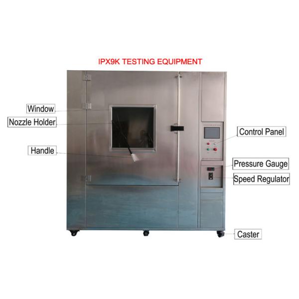 IP Code Waterproof IPX2 IPX3 IPX4 Rain Test Chamber For Electrical Products IEC 60529