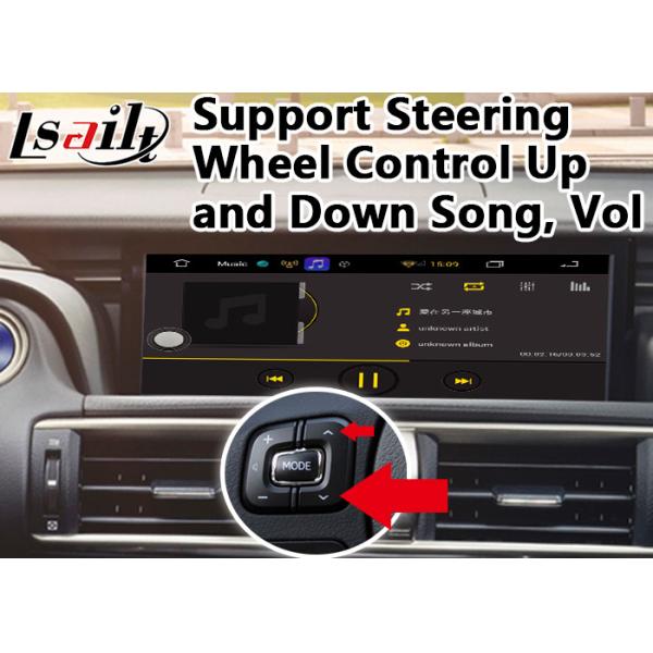 Lsailt Android Car Video Interface for 2017-2020 Lexus IS 300h Mouse Control, GPS Navigation Box for IS300h