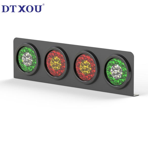 LED indicator light 4-hole bracket Brake indicator light Trailer tail light bracket
