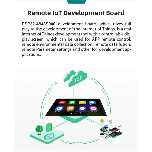 JC1060P470C_I_W IPS View ESP32 Display Unit -20C-70C Advanced Display Technology for Industrial Applications 7 inch capacitive touch screen energy