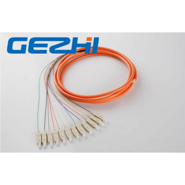 850nm Patch Cord Accessories LAN Multimode MM SC / PC simplex Bundle Fanout