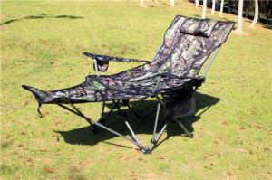 China Adjustable Reclining Outdoor Folding Chair Outdoor Fishing Gear Portable With Armrests on sale