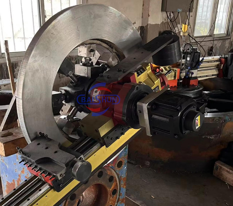 Modular On-Site Flange Lathe Quick Setup ID/OD Clamping Portable Machine