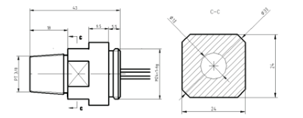 10mpa Strain Type Gas Pressure Sensor Adopts Integral Structure