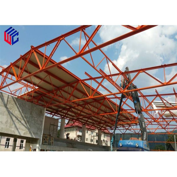 ASME B31.3 CS Pipe Rack Construction Metal Beam Structure Powder Coating