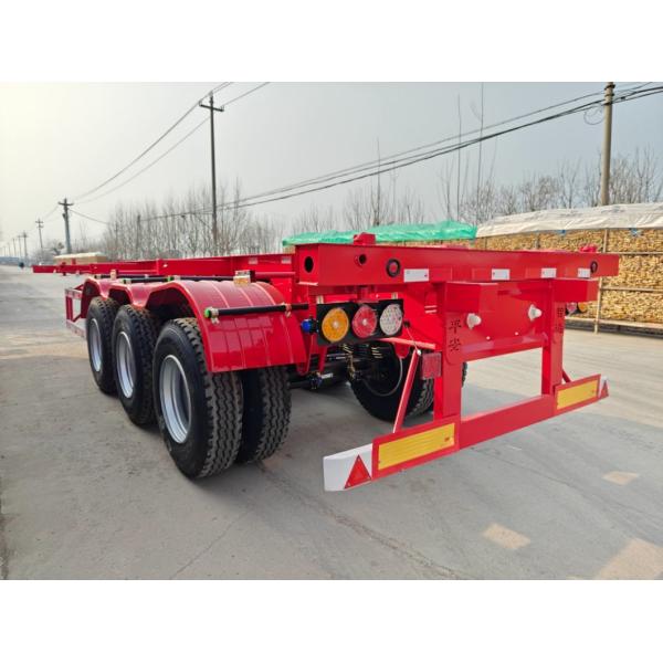 China Factory 20FT Skeleton Container Semi Trailer for Sale