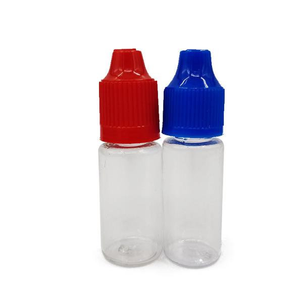 Transparent 10ml 15ml 30ml 60ml 80ml 100ml PET E Liquid Bottle With Customized Logo Screen Printing