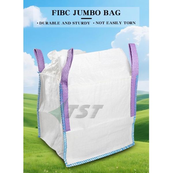 Heavy Duty Bulk Packaging Solution Fibc Bulk Container Bag Safety Factor 5:1