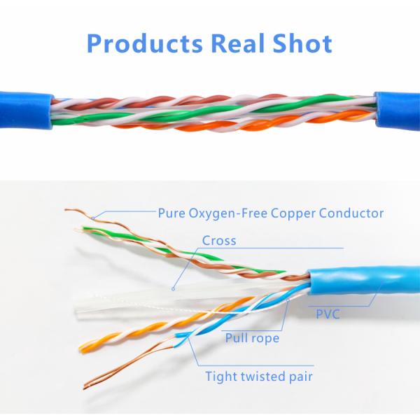 24AWG Shield 305M Roll Pure Copper FTP Network LAN Cable