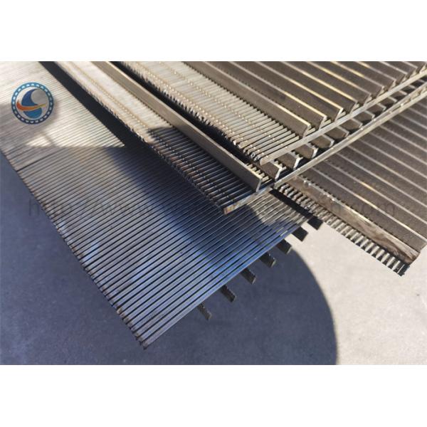 Polished Wedge Wire Screen Panels 321 Stainless Steel Flat Weld