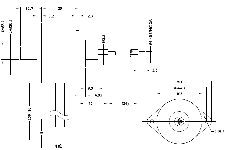12Vdc high torque linear stepper motor compact fixed axis linear motor applied to valve automation equipment